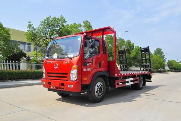 這款國六挖機平板運輸車很火，關(guān)注沒？