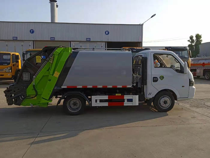 國六3方東風(fēng)途逸藍(lán)牌壓縮垃圾車