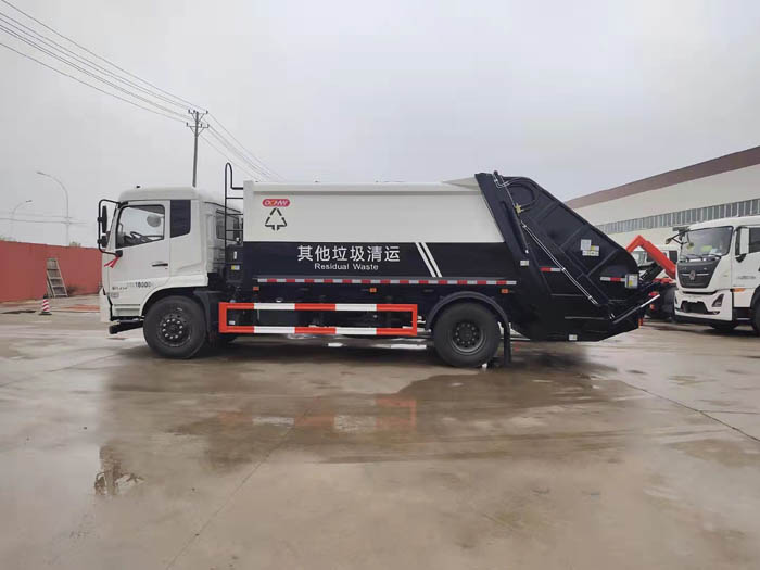 國(guó)六15方東風(fēng)天錦壓縮垃圾車