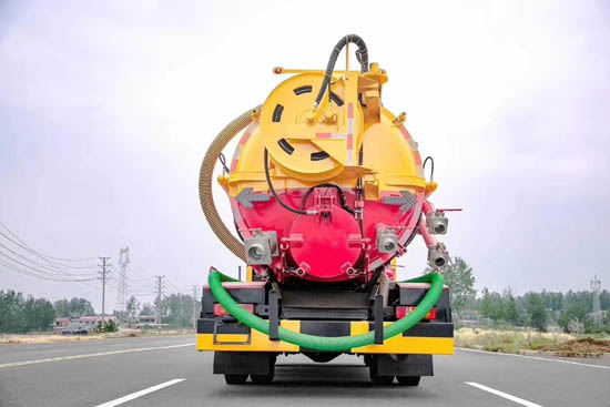 天錦15方帶副發(fā)清洗吸污車